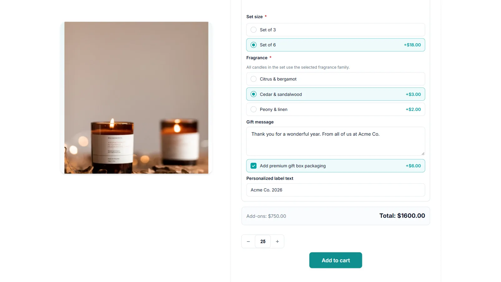 How to Set Up a WooCommerce Corporate Gift Store with Product Add-Ons